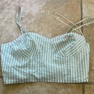 Bustier top by Anthropologie